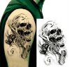 Big Size Skull Gun Temporary Tattoos Body Art Tattoo Sticker Fake Tattoo Cool